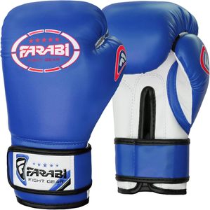 Gants de boxe pour enfants Farabi Sports, logo personnalisé, cuir PU, poignées ajustables, sangle de poignet réglable, respirants, 4oz/6oz/8oz pour Muay Thai - Product Image 4