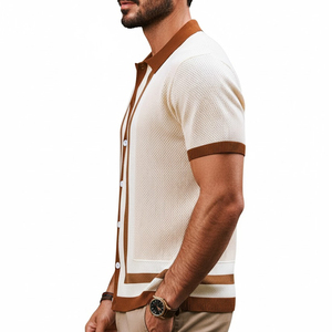 Chemises polo pour hommes personnalisées avec logo imprimé, vêtements décontractés de haute qualité, dernier design, faciles à porter, en vente en ligne - Product Image 3