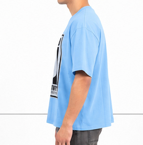 Custom Logo High Quality 260 GSM Heavy Weight <b>Box</b> Fit 100% Cotton <b>Drop</b> Shoulder Oversized Cropped Boxy T Shirts for Men - Product Image 3