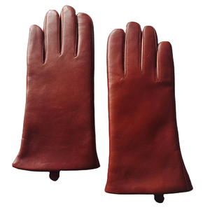 Leather <b>Touch</b> <b>Screen</b> <b>Gloves</b> Wrist Length Thermal Dress Plain Black Unlined Winter Daily Use - Product Image 5