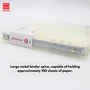 HONGHA Model 3023 Transparent PP Cover Loose-Leaf Spiral-Bound <b>Notepad</b> 200 Pages <b>Digital</b> Printing Promotional Use - Product Image 2