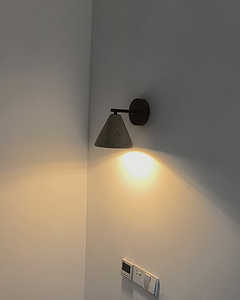 Applique murale conique en travertin beige, lampe en pierre naturelle, éclairage intérieur, décoration moderne pour la maison et l'hôtel, 110V 220V - Product Image 4