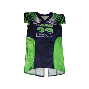 Tenue de football américain de haute qualité, maillots et shorts sublimés, ensemble pour joueur d'équipe, nom et numéro personnalisés, ensemble d'équipement de football - Product Image 1