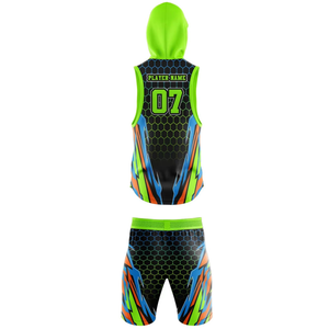 Maillots de football 7v7 personnalisés par transfert thermique, numéros et noms d'équipe 7on7, polyester/coton, anti-bactérien, manches courtes - Product Image 6