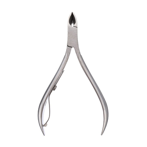 Coupe-ongles en acier inoxydable 12,5 mm, lame biseautée incurvée, pointe fine, coupe-ongles professionnel, manucure de précision - Product Image 3