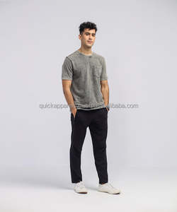 เสื้อยืดโอเวอร์ไซส์ผู้ชายผ้าฝ้ายหนา 100% ขายส่ง รับทำโลโก้ตามสั่ง OEM - Product Image 2