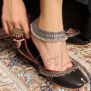 Best Selling Wholesale Customizable High Quality Anti-Slippery Printed Faux Leather All Seasons Fashion Design Low MOQ <b>Khussa</b> - Product Image 3