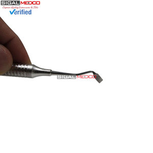 Instrumento Dental Ortodóntico de Acero Inoxidable de Doble Extremo para Colocación de Brackets, Empujador de Ligaduras y Bandas - Product Image 4
