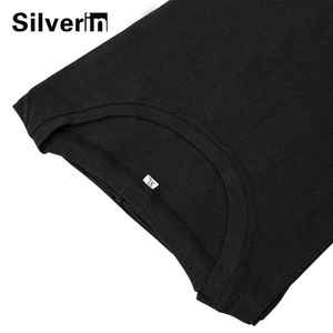 เสื้อยืดผ้าฝ้ายสำหรับผู้ชายใส่สบาย ผสมใยเงินบริสุทธิ์ - Product Image 4