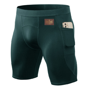 Pakistan Custom High Street Style Bodybuilding <b>Compression</b> <b>Shorts</b> for <b>Men</b> Solid Pattern Gym & Running <b>Compression</b> <b>Shorts</b> - Product Image 1