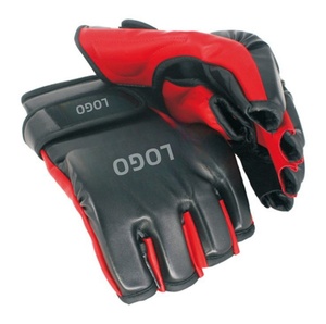Guantes de Boxeo de Cuero Profesionales para Hombre, Guantes de Entrenamiento de Medio Dedo para Sanda, Muay Thai, Taekwondo - Product Image 3