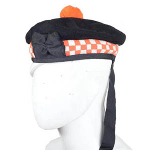 Chapeau Kilt Classique Traditionnel Écossais - Bonnet Balmoral en Laine 100% de Haute Qualité, Tissu Personnalisé - Product Image 1