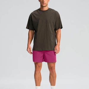 New Custom Solid Casual Lined Double <b>Layer</b> Pockets Quick Dry Athletic Jogger Sports Workout 2 in 1 Men Gym Shorts - Product Image 6