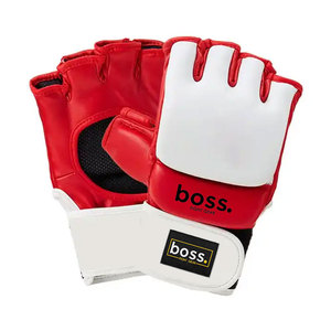 ถุงมือ MMA สำหรับออกกำลังกายและกีฬา  พร้อมแผ่นรองหลายชั้น ระบายอากาศได้ดี ดีไซน์นิ้วเปิด - Product Image 2