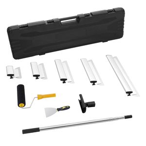 Set Professionale di Lame per Stuccatura in Acciaio Inossidabile 7/10/14/16/24 Lame + 34 Manico di Prolunga 81.6 per Intonaco - Product Image 1