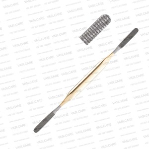 Râpe en carbure de tungstène chirurgical Fomon Black Diamond (21,5 cm), outil de tirage pour ORL et chirurgie plastique par Vaslcare - Product Image 3