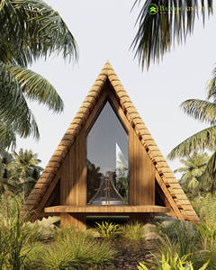 Casa Prefabricada Triangular de Lujo Personalizada de 20FT/40FT, Alta Calidad, Impuesto de Exportación 0%, Vietnam, 15m2, 100% Ecológica - Product Image 6