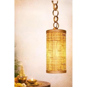 Lanterne suspendue en bois de Sheesham avec motif Jali, vente en gros |   Luminaire suspendu artisanal en bois de rose indien - Product Image 1