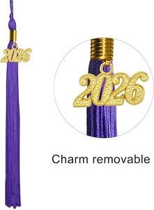 Ensemble Robe de Cérémonie Mate, Toque et Pompon 2026 pour Lycée et Diplôme Universitaire – Instructions d'Entretien : Lavage en Machine, Nettoyage à Sec Uniquement - Product Image 2