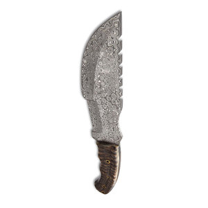 <b>Hand</b> Made Pattern Damascus Steel Survival Tracker Knife Heavy Duty Wood Working and Camping <b>Tool</b> Tracker Knife - Product Image 3