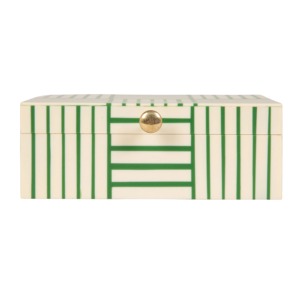 Green Line Design Wooden Storage <b>Box</b> Perfect For Display <b>Keepsakes</b> Accessories Home Decor And Organization From India - Product Image 6