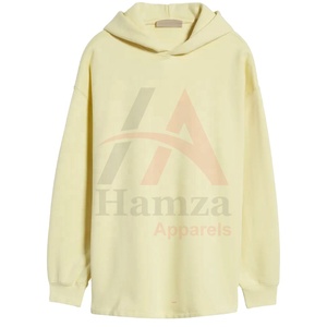 Sudadera con capucha de lana personalizada último diseño OEM fabricado en fábrica de talla grande hecho de algodón poliéster French Terry 320 GSM sudaderas con capucha para hombre - Product Image 1