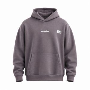 เสื้อฮู้ดดี้ผู้ชายคุณภาพพรีเมียมทรงโอเวอร์ไซส์ สไตล์สตรีทแวร์ ผ้าคอตตอนฟลีซหนานุ่ม ขายส่งจำนวนมากจากโรงงาน - Product Image 1