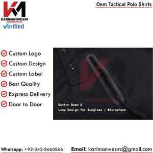 Camiseta Polo Táctica, Transpirable, de Secado Rápido, Ajuste Ergonómico y Cómodo, Multiusos, Ligera, para Deportes - Product Image 3