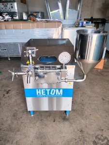 Professional stainless milk homogenizer high pressure liquid blending <b>machine</b> for dairy juice <b>cream</b> beverage processing plants - Product Image 3