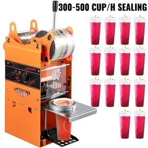 Manual Boba <b>Tea</b> Cup Sealer <b>Machine</b> 300-500 Cup/h Capacity Orange 90/95mm Diameter Cup Sealing 300-500 Cup/h Capacity - Product Image 3
