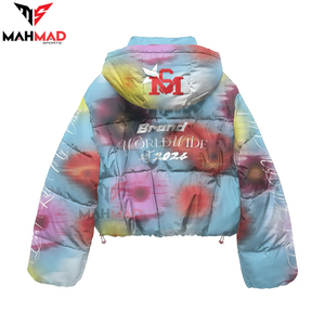 Chaqueta de Plumón para Hombre, Invierno, con Capucha y Estampado de Moda, Fabricante de Ropa Personalizada, Venta al Por Mayor - Product Image 4