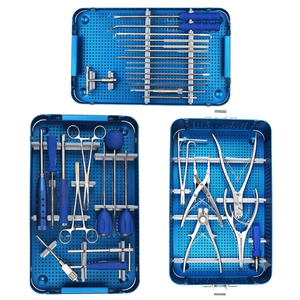Farhan Products & Co FP-FAR-910093 Instruments ORL en acier inoxydable, ensemble de 10 instruments réutilisables et stérilisables - Product Image 1