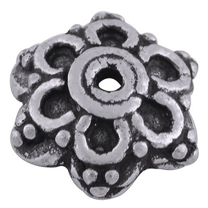 925 Sterling <b>Solid</b> <b>Silver</b> Fancy Spacer Bead Caps for Jewelry Making Necklace <b>Bracelet</b> DIY Findings - Product Image 3