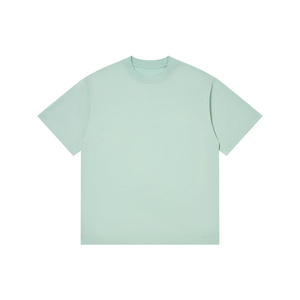 T-shirt à manches courtes pour homme, couleur unie, col rond, coupe classique, style décontracté, tissu jersey 100% coton - Product Image 1