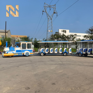 Tren Turístico sin Rieles Nova Rides de 58 Asientos, Diseño Occidental, Diésel, Alcance de 300 km, Equipo de Parque de Atracciones - Product Image 3