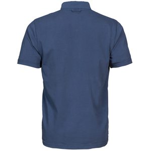 Polo à manches courtes gris pour homme, couleur unie, style décontracté, coupe classique, 100% coton, tissu piqué respirant - Product Image 5