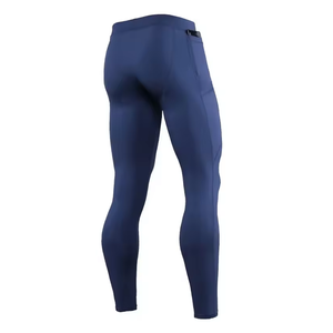 Pantalon de compression sportif pour homme, respirant, léger, taille élastique, streetwear, yoga, course à pied, leggings, vente en gros, personnalisable - Product Image 3