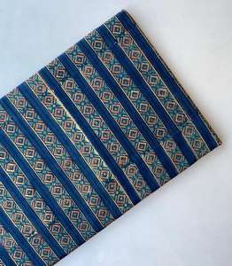 Tela de Algodón 100% Estampada a Mano con Diseño Floral, Venta Caliente, Tela por Metro para Cortinas, Almohadas, Confección de Vestidos, Tela Nueva - Product Image 3