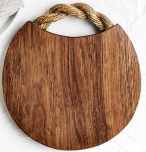 Tabla de Cortar de Madera de Mango Simple, Materiales Naturales, Buen Precio y Calidad Superior, Hecha en Fábrica India - Product Image 1