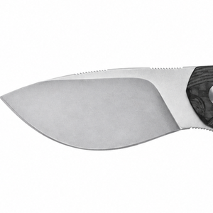 Cuchillos de Caza de Hoja Fija con Acabado Satinado, Hoja de Punta Caída, Mango con Patrón Tejido Negro y Agarre Ergonómico para Actividades al Aire Libre - Product Image 3