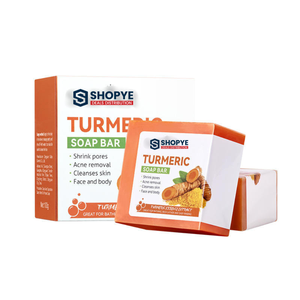 Jabones Exfoliantes Naturales Hechos a Mano con Cúrcuma para Rostro y Cuerpo 2026, Suministro OEM en Formato de Aceite y Gel para Aclarar y Limpiar la Piel - Product Image 3