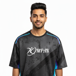 เสื้อยืดโอเวอร์ไซส์ลำลองสไตล์สตรีทแฟชั่นสำหรับผู้ชาย ลายพิมพ์แบบซับลิเมชั่น - Product Image 1