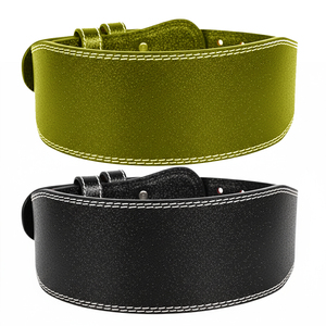 Ceinture de musculation réglable en cuir véritable de haute qualité, tendance, à prix abordable, pour la musculation et le fitness - Product Image 2