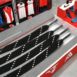 Zapatillas Deportivas y de Baloncesto de Lona Personalizadas al por Mayor, con Cordones Planos de Poliéster, Talla y Estampado Personalizables - Product Image 2