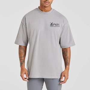 Camiseta Extra Grande de Alta Calidad, Mangas Cortas, Servicio OEM, Diseña Tu Propio Logotipo, Camiseta Extra Grande de Verano - Product Image 1