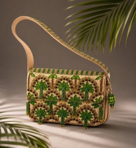 Premium Quality <b>Seed</b> Bead Fashion Orange Black Pattern Daily Use Women Handbags Customized <b>Wedding</b> <b>Favors</b> Wholesale - Product Image 2