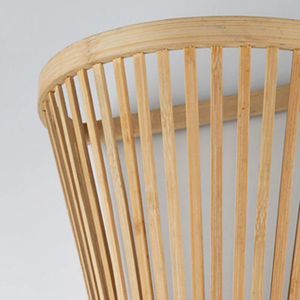 Bamboo Wall Lamp with Handwoven Design Natural Material and Soft Ambient <b>Lighting</b> for Interior Decoration and Living <b>Spaces</b> - Product Image 2