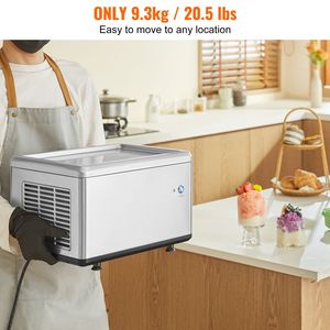 110V New Stainless Steel Fried <b>Ice</b> <b>Cream</b> Roll <b>Machine</b> 12.6\" X 8.5\" Stir Compressor Rolled <b>Ice</b> <b>Cream</b> Maker - Product Image 5