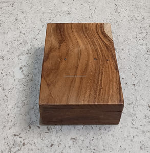 Caja de Madera para Cartas de Juego, Caja de Almacenamiento de Cartas de Madera para Regalo de Cumpleaños Personalizado - Product Image 4