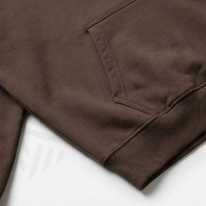 Sudadera con Capucha de Algodón 100% Sólido, Transpirable, Ligera y de Secado Rápido, con Logotipo Personalizado, Servicio OEM, Ropa Casual Premium - Product Image 5